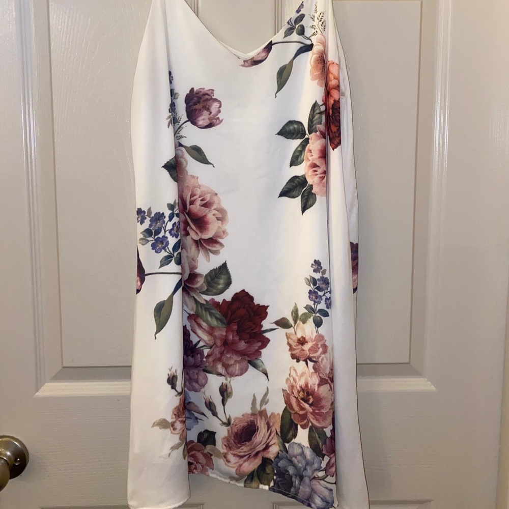 White Floral Dress